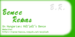 bence repas business card
